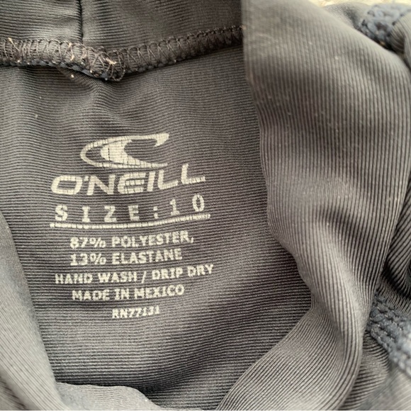 O'Neill Kid’s Gray Rashguard Size 10 - Picture 4 of 8